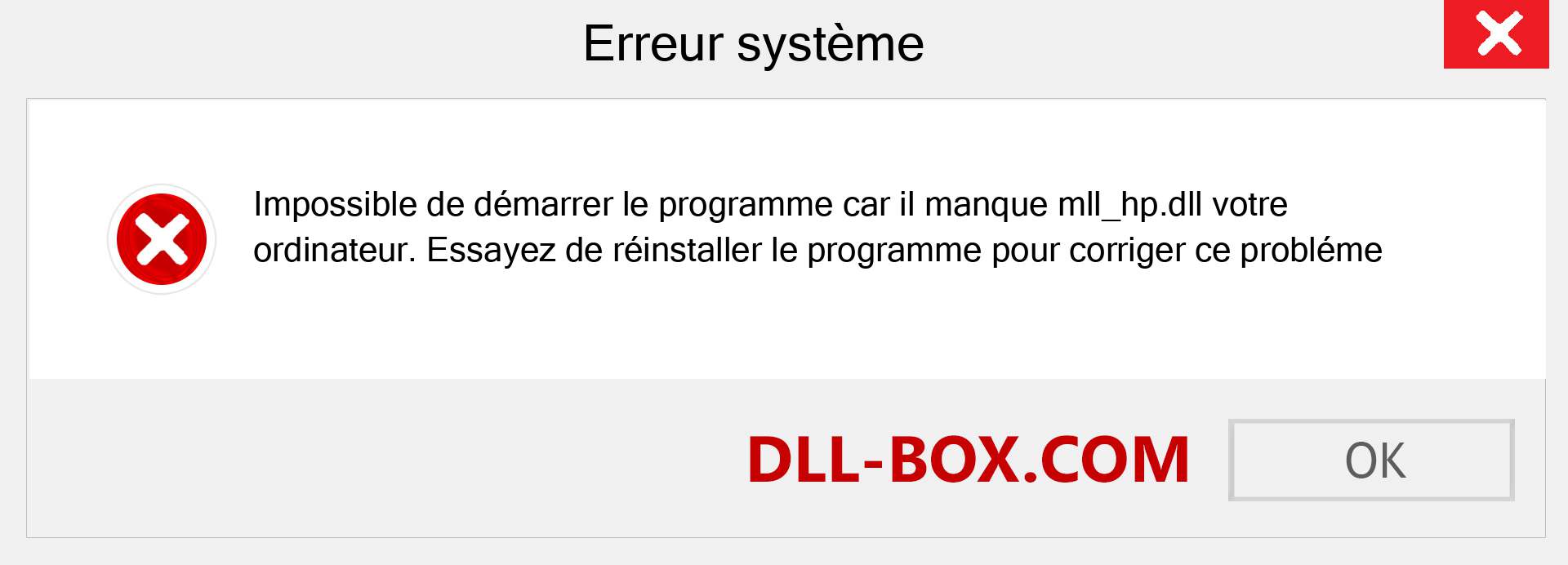 Le fichier mll_hp.dll est manquant ?. Télécharger pour Windows 7, 8, 10 - Correction de l'erreur manquante mll_hp dll sur Windows, photos, images